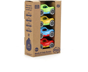 Green Toys 1 - BUILD & - DRIVE - D - Vehicles Stack & Link Racers