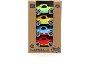Green Toys 1 - BUILD & - DRIVE - D - Vehicles Stack & Link Racers