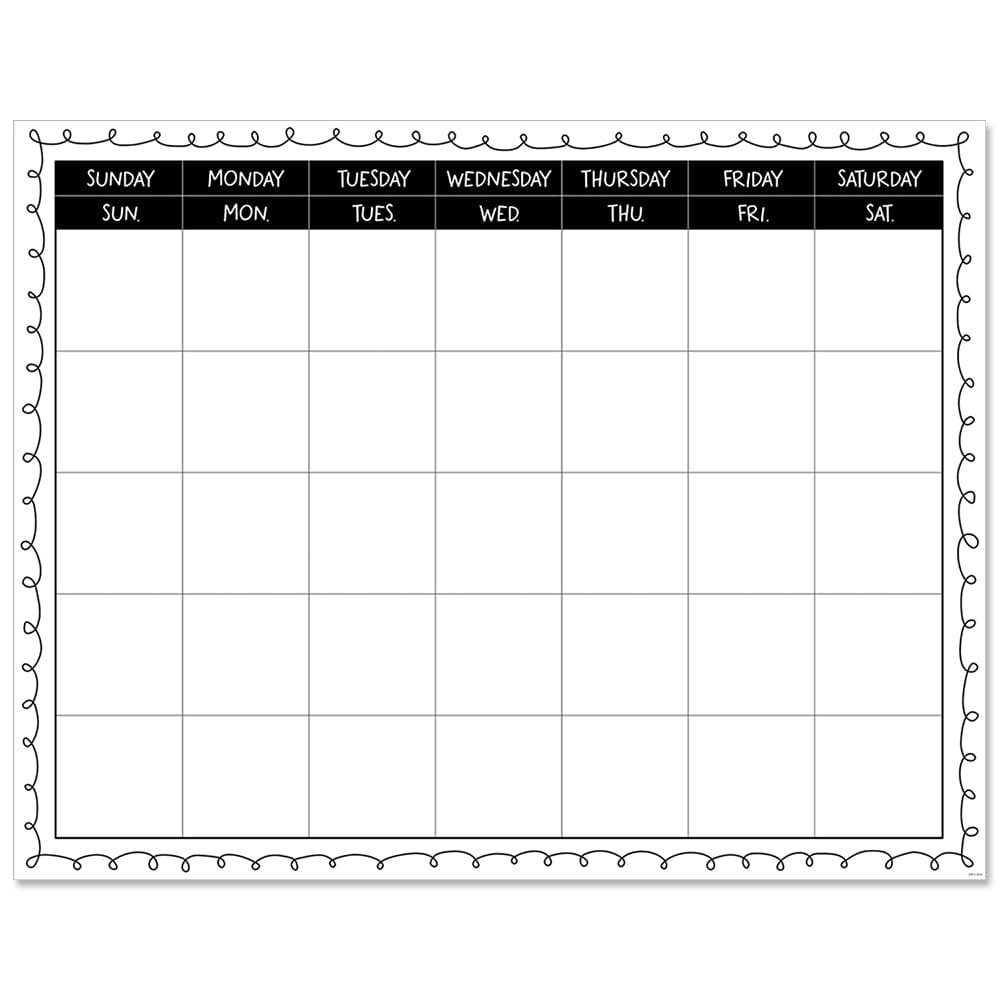 Creative Teaching Press Loop-de-Loop Calendar Chart