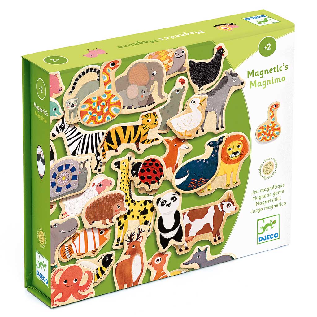 DJECO Magnimo Wooden Animal Magnets