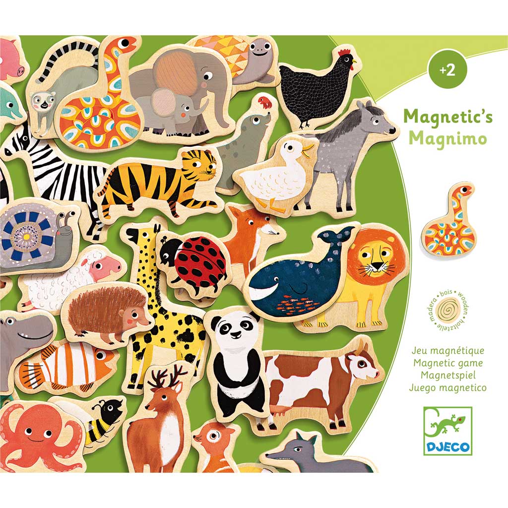DJECO Magnimo Wooden Animal Magnets