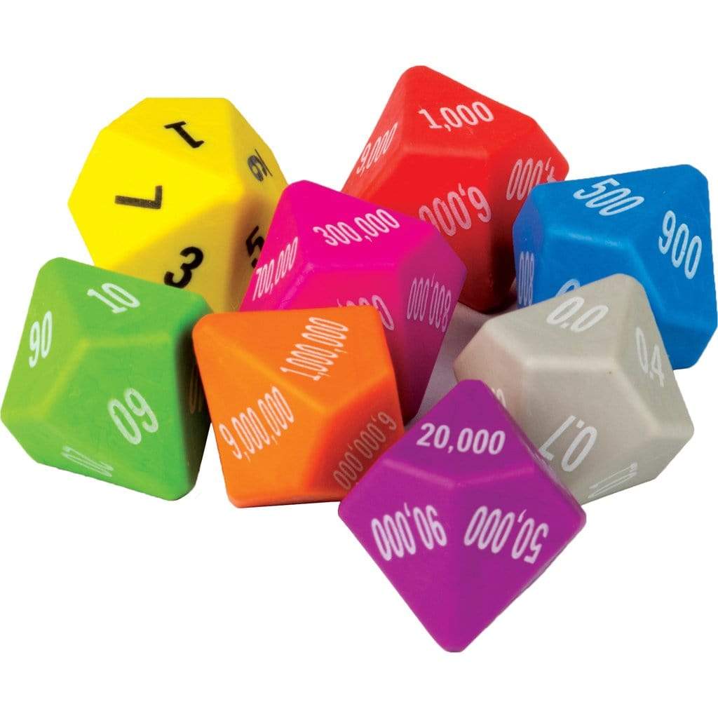 Teacher Created Resources Place Value Dice (8 Pack)